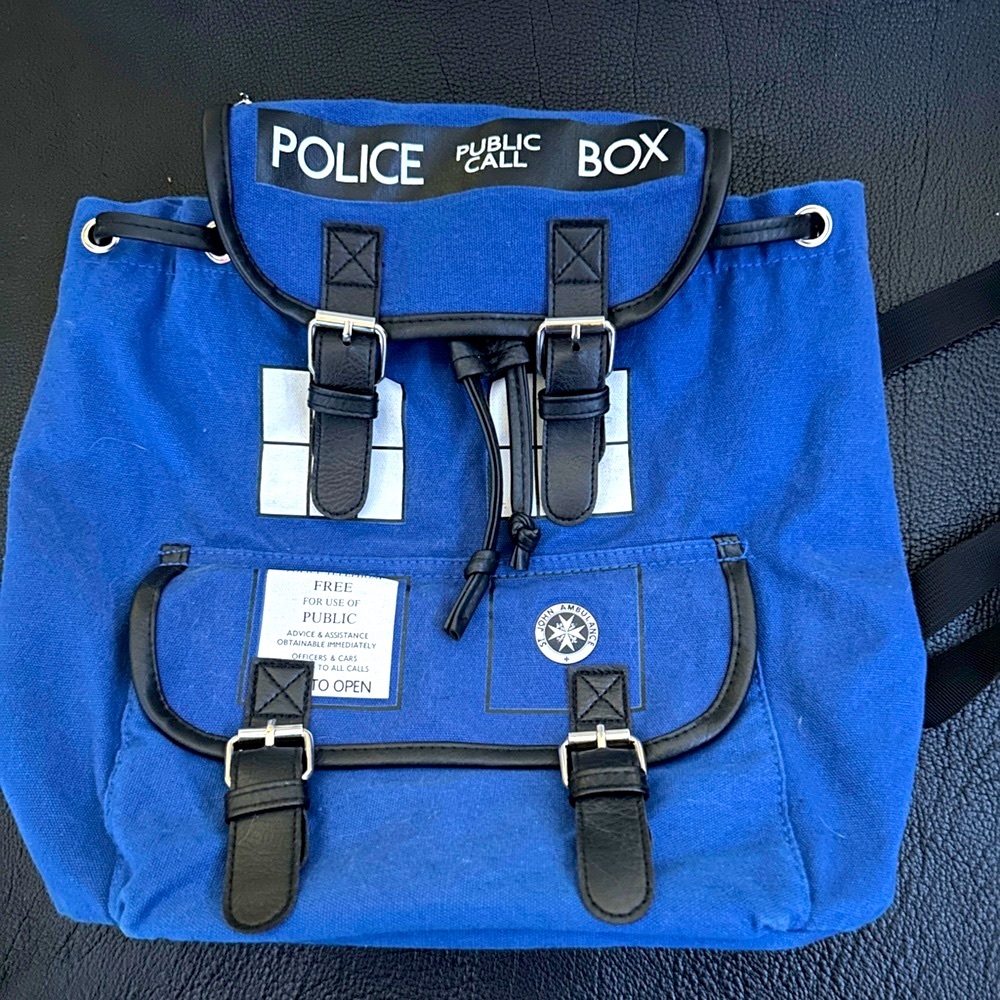 Dr who tardis backpack hot topic